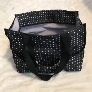 Black and white duffel/teacher bag